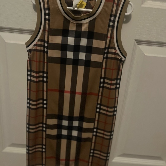 Burberry Kids Dress in Brown Check